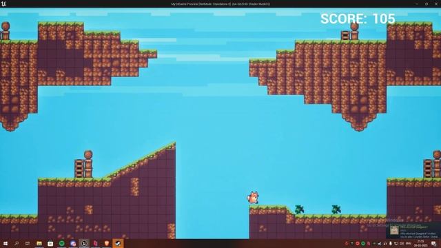 Infinte Runner | 2d Game | Unreal Engine(portfolio project) смотреть онлайн