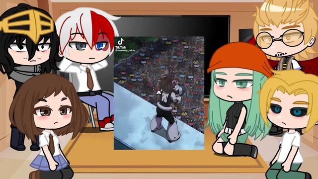 MHA React To Manga Deku || “My Hero Academia” || Gacha React смотреть онлайн