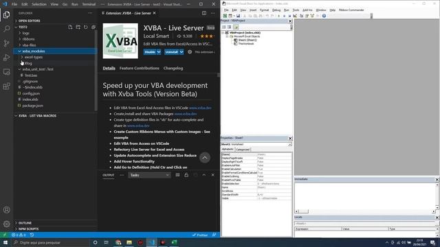 VBA no Visual Studio Code com XVBA - Excel e Access смотреть онлайн