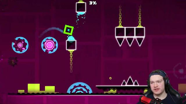 LIVE! Playing Geometry Dash Until I Can Beat Extreme Demons! (DAY.7) смотреть онлайн