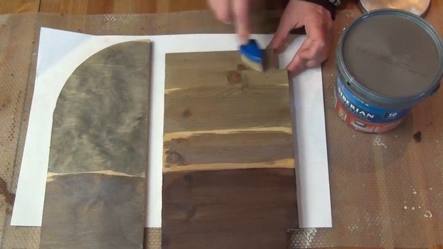 Как ржавая морилка на уксусе влияет на дерево, лак и воск смотреть онлайн