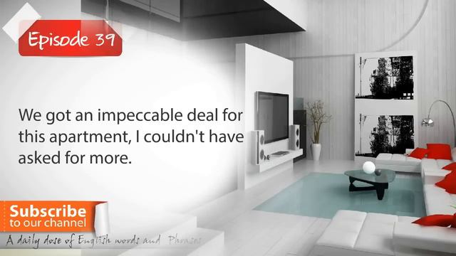 Daily Video Vocabulary | Episode 39 - Impeccable | Free English Video Lesson смотреть онлайн