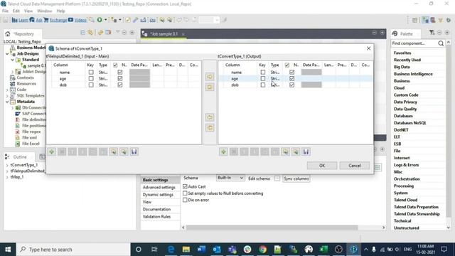 71.How to convert strings into dates with different time frames l tConvertType l Talend Advanced смотреть онлайн