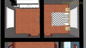 8 х 12 Улчамдаги Ихчам Уй Лойихаси! [65-Вариант]