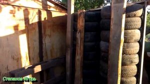 САРАЙ ИЗ ПОКРЫШЕК своими руками. КАК ПОСТРОИТЬ САРАЙ своими руками. САРАЙ своими руками