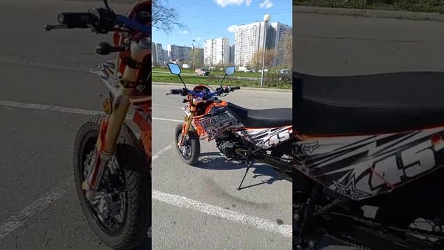 Baltmotors motard 200dd, открыл мотосезон 2022г. новая графика смотреть онлайн