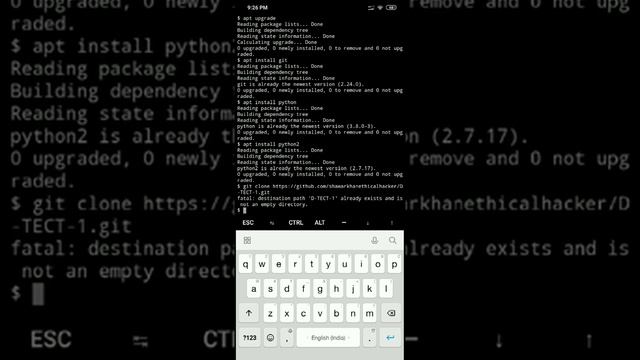 D-TECT in ternux || Penetration Testing Tool || $Termux смотреть онлайн