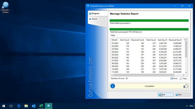 Get Statistical Reports on Sent and Received Outlook Emails смотреть онлайн