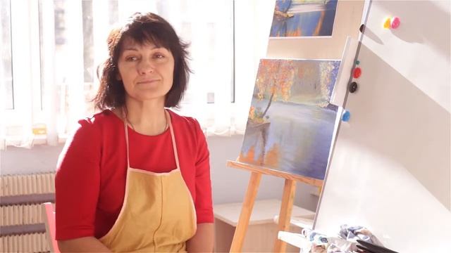 РАДУГА художественная студия, Евгения Лис - преподаватель масляной живописи смотреть онлайн