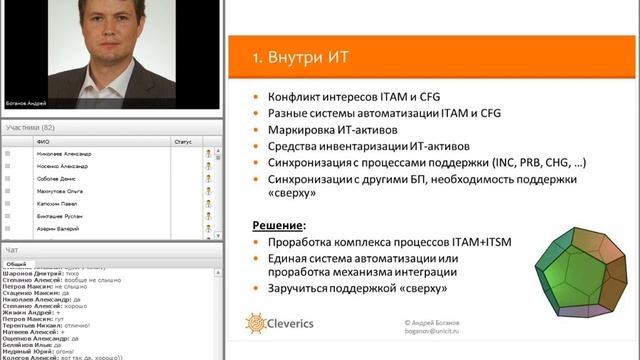 Внедрение управления ИТ-активами (ITAM) — корабль и подводные камни смотреть онлайн