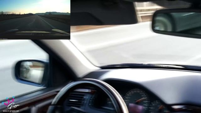 Mercedes W210 E430 vs W211 E350 100-245 kph Autobahn Race Acceleration смотреть онлайн