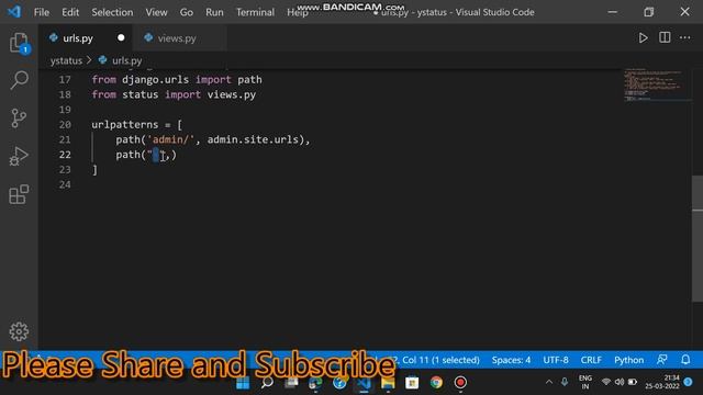 part-4 | Creating the first App in our Django Project | #Python_Coderssss #Django #web_project смотреть онлайн
