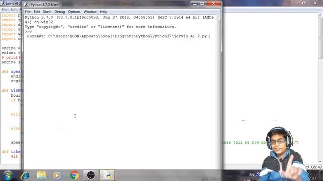 learn how to make jarvis AI using python. смотреть онлайн