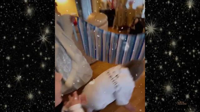 Лера Кудрявцева устроила Новогодний сюрприз дочке Маше и внуку Льву Пригласив в дом Деда Мороза смотреть онлайн