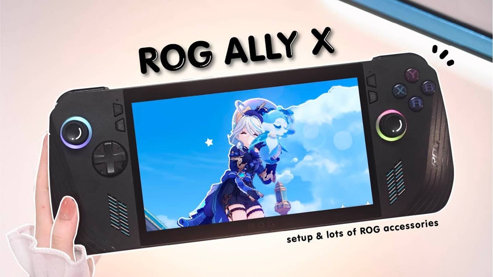 🩵 New ROG Ally X Aesthetic Unboxing ｜ 5TB ｜ SSD Upgrade ｜ Accessories ｜ ROG Setup｜ EGPU