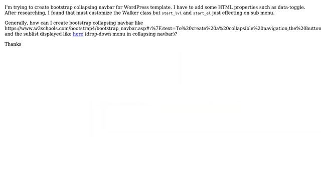 Wordpress: How can I creat custom menu with bootstrap? смотреть онлайн