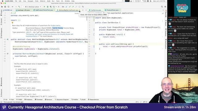 TDD & Hexagonal Architecture Exercise: Supermarket Checkout Pricer - Part 2 смотреть онлайн