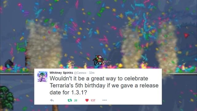 Terraria 1.3.1 RELEASE DATE CONFIRMED - NEW Wiring Rework Incoming, 5th Year Anniversary смотреть онлайн