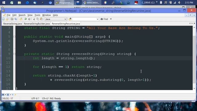 Code Challenge: Reverse a String (Java) смотреть онлайн