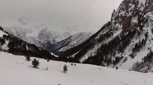 Терскольское ущелье зимой / Terskol Canyon in winter