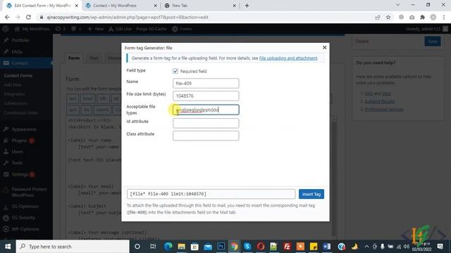 How to Add File Upload in Contact Form 7 | File Attachment CF7 Tutorial смотреть онлайн