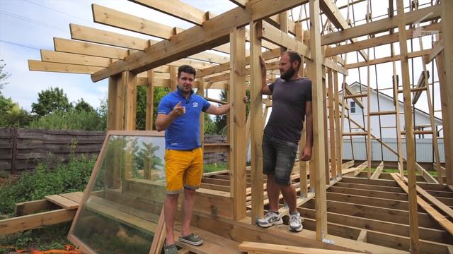 ⚠️ ДОМ-БАНЯ в стиле A-FRAME смотреть онлайн