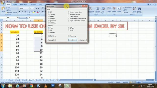 HOW TO USE OF PASTE TO SPECIAL IN EXCEL (2007,2010,2013,2016)Excel tips смотреть онлайн