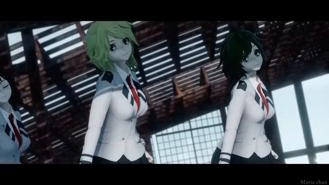 ►MMD + BNHA DL◄ Senpai [Female!ToroDekuBaku] смотреть онлайн