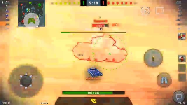WoT blitz Renault FT gameplay смотреть онлайн