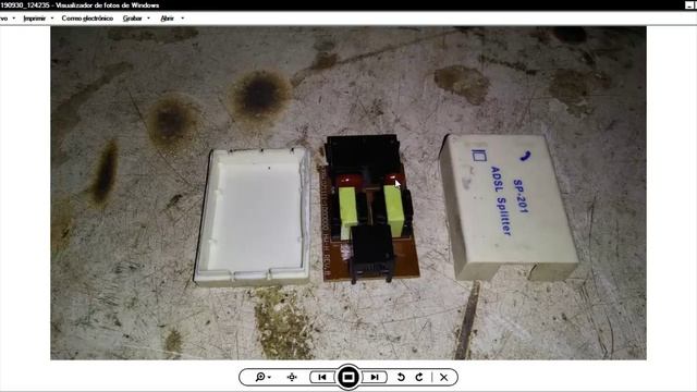 Desarme Y Armado Del  ADSL    SPLITTER, DESARME  Y PARTES,   Adsl Splitter Sp-201