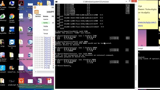 Port 8080 in use : XAMPP ERROR FIXED ! смотреть онлайн