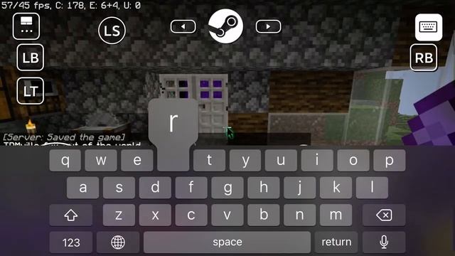 Minecraft Java 1.18.2 working on IOS 15.5 via Steam Link смотреть онлайн