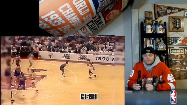 Michael Jordan Highlights 1990 ECF Pistons Vs Bulls Game 3