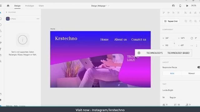 #5 responsive web design in adobe xd | web design | ui design смотреть онлайн