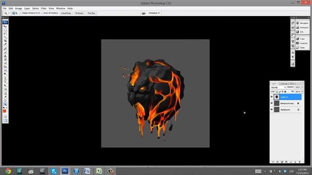 Как рисовать лаву / How To Paint _ LAVA _TUTORIAL смотреть онлайн