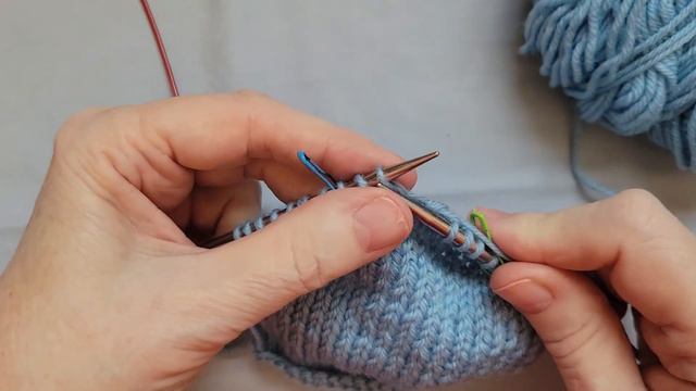 How to Knit a Short Row Heel Using German Short Rows смотреть онлайн