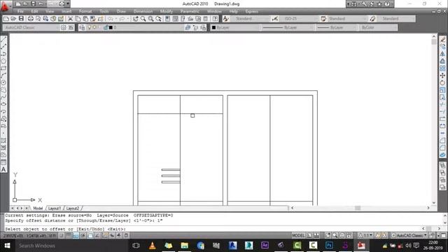 AUTOCAD 2D BASIC (WARDROBE DESIGN) смотреть онлайн