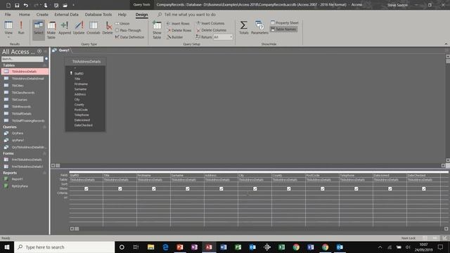 How to create Tables, Queries, forms and reports in Microsoft Access смотреть онлайн