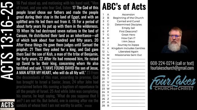 Acts 13:13-52 (2021-08-11) смотреть онлайн