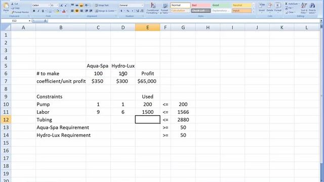 Solve Linear Programming Problem in Excel with Solver_Blue Ridge Example смотреть онлайн