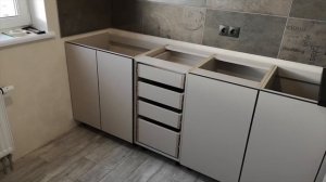 Собираем КУХНЮ сами// намучились с выдвижными ящиками//