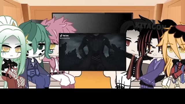 Uppermoons + Muzan react to Cid Kagenou /// Part (1\2) смотреть онлайн