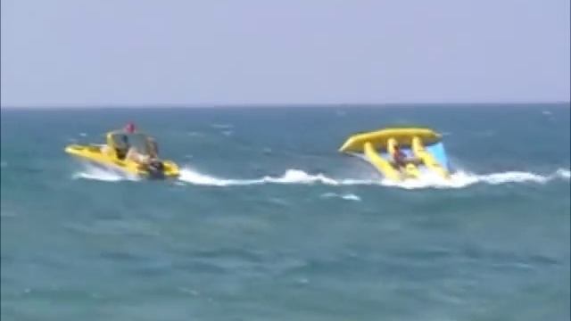 Watersports Fly Fish. Kamelya World Holiday Village. Водный аттракцион. Летающая рыба.