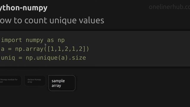 How to count unique values смотреть онлайн