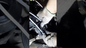 замена подшипника автокондиционера,на тойота королла Е120