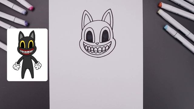 How To Draw Cartoon Cat | Creepypasta смотреть онлайн