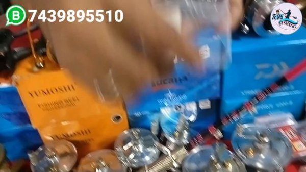 fishing reel ₹195 | indian rod indian reel | cheap and best price | telescope Rod ₹360 || R95fishin