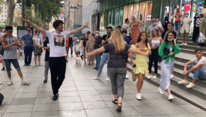 Acharuli Dance 2023 Девушки Танцуют Супер В Тбилиси Руставели Гандагана 2023 Лезгинка ALISHKA Ловзар