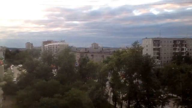 Закат за 45 секунд. Timelaps. смотреть онлайн