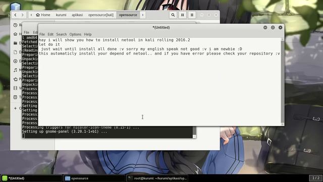 Tutorial install netools di kali rolling 2016 2 sekalian install php5 cgi смотреть онлайн